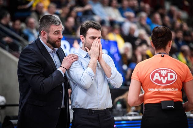 Benka Barloschky (Veolia Towers Hamburg, Headcoach) GER, MHP Riesen Ludwigsburg - Veolia Towers Hamburg, Basketball Bundesliga, easycredit BBL, 23. Spieltag, Spielzeit 2025 2026, 08.03.2026 GER, MHP Riesen Ludwigsburg - Veolia Towers Hamburg, Basketball Bundesliga, easycredit BBL, 23. Spieltag, Spielzeit 2025 2026, 08.03.2026 Ludwigsburg Copyright: xSandyxDinkelackerx EP_SDR