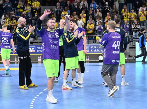 HBL-Handball-Bundesliga - Saison 2025 26 Mannheim SAP-Arena 08.03.2026 Rhein-Neckar-Löwen (rnl) - Bergischer HC (bhc) 28:25 Jannik KOHLBACHER (Rhein-Neckar-Löwen)mi, erzielte die meisten Tore HBL-Handball-Bundesliga