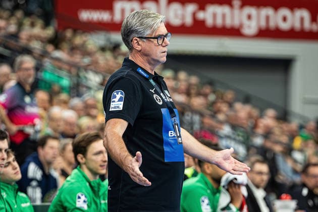 08.03.2026, xovx, Handball Daikin Handball Bundesliga, HSG Wetzlar - MT Melsungen Trainer Runar Sigtryggsson (HSG Wetzlar) enttäuscht, enttäuscht schauend Wetzlar Buderus-Arena Hessen Deutschland (DE)