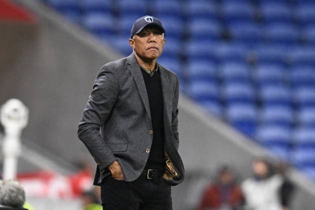 Football : Olympique Lyonnais v Paris FC -French ligue 1 - 08 03 2026 Antoine KAMBOUARE coach of Paris FC during the French ligue 1 match between Olympique Lyonnais and PARIS FC at Groupama Stadium Decines Charpieu Lyon on March 08, 2026 , France LYONFrance  Copyright: xMouradxAllilix