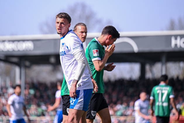 08.03.2026, Fussball, 2. Bundesliga, 25. Spieltag Saison 2025 2026, Preußen Münster - Hertha BSC, MichaÃ«l Cuisance (Hertha BSC) xRHR-FOTO TKx