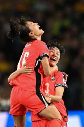 March 8, 2026, Sydney, Nsw, Australia: Republic of Korea celebrates after scoring a goal during AFC Womens Asian Cup 2026 at Stadium Australia on March 08 2026 in Sydney,Australia Korea Republic 3 - 3 Australia AFC WomenS Asian Cup Australia 2026  - ZUMAr188 20260308_zip_r188_015 Copyright: xDanishxRavix