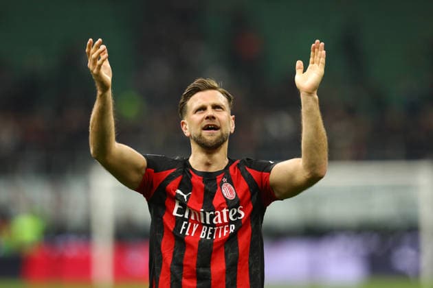 March 8, 2026, Milan, Lombary, Italy: NICLAS FULLKRUG of AC Milan celebrates winning Matchday 28 of 38 of the Serie A 2025 26 between AC MILAN and INTER FC at the San Siro Stadium in Milan, Italy. AC MILAN won the game 1:0. Soccer 2026: Milan 1:0 Inter  - ZUMAc179 20260308_zep_c179_047 Copyright: xMickaelxChavetx