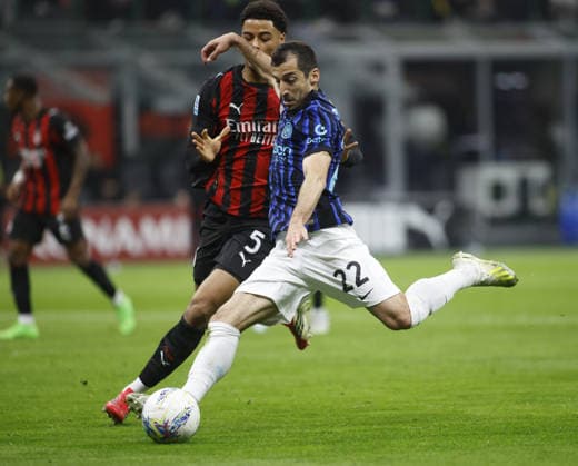 Henrikh Mkhitaryan of FC Inter during the Italian Serie A, season 2025-2026, football match between AC Milan and FC Inter Milano on 08 March 2026 at Giuseppe Meazza Stadium, San Siro, Milan, Italy. Photo, Nderim Kaceli  Copyright: xNderimxKaceli IPAxSportx xipa-agency.netx xx IPA_72591043 IPA_Agency_IPA72591043