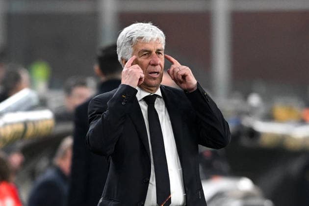 GIAN PIERO GASPERINI Coach, Roma, Serie A 2025-26, Genoa-Roma 2-1, azione, action, single shot, gesti SERIE A 2025-26 GENOA-ROMA 2-1