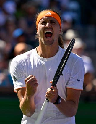 Tennis 2026: BNP Paribas Open MAR 08 March 08, 2026 Alexander Zverev of Germany reacts to winning match point against Brandon Nakashima during their match at the BNP Paribas Open held at the Indian Wells Tennis Garden in Indian Wells, California. California. Mandatory Photo Credit : Charles Baus CSM (Credit Image: Â Charles Baus Cal Media) Indian Wells Ca United States of America EDITORIAL USE ONLY Copyright: xx ZUMA-20260308_zma_c04_258.jpg CharlesxBausx csmphotothree478715