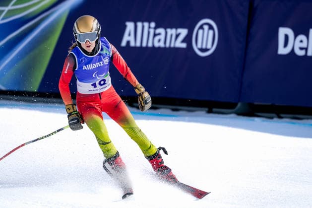 PARALYMPICS - Winter Paralympics Milano Cortina 2026 CORTINA D AMPEZZO,ITALY,09.MAR.26 - PARALYMPICS, ALPINE SKIING - Paralympic Winter games, Winterspiele,Spiele, Summer games Milano Cortina 2026, Super G, women. Image shows Anna-Maria Rieder (GER).  GEPAxpictures xMatthiasxTrinkl
