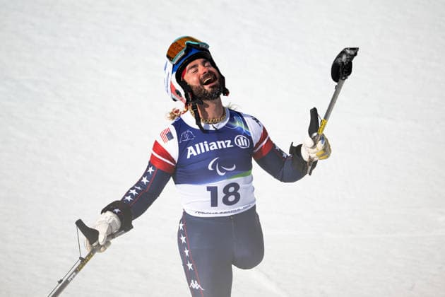260309 Patrick Halgren of United States after competing in the men s Super-G para alpine skiing during day 3 of the Milano Cortina 2026 Winter Paralympic Games on March 9, 2026 in Cortina. Photo: Maxim Thore BILDBYRAN kod MT MT1014 alpint alpine skiing paralympic games paralympics paralympiska spel paralympiske leker vinter-paralympics winter paralympics milano cortina 2026 milano cortina 2026 winter paralympic games 3 bbeng super-g herr usa *** 260309 Patrick Halgren of United States after competing in the men s Super G para alpine skiing during day 3 of the Milano Cortina 2026 Winter Paralympic Games on March 9, 2026 in Cortina Photo Maxim Thore BILDBYRAN kod MT MT1014 alpint alpine skiing paralympic games paralympiska spel paralympiske leker vinter paralympics winter paralympics milano cortina 2026 milano cortina 2026 winter paralympic games 3 bbeng super g herr usa  Copyright: MAXIMxTHORE BB260309MT031