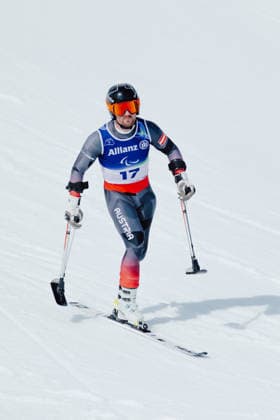 PARALYMPICS - Winter Paralympics Milano Cortina 2026 CORTINA D AMPEZZO,ITALY,09.MAR.26 - PARALYMPICS, ALPINE SKIING - Paralympic Winter games, Winterspiele,Spiele, Summer games Milano Cortina 2026, Super G, men. Image shows Thomas Grochar (AUT).  GEPAxpictures xMatthiasxTrinkl