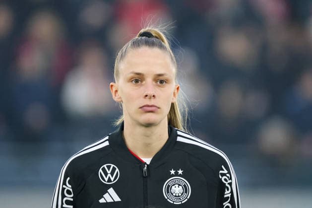 Stavanger, Norwegen: 07. März 2026: UEFA Frauen WM-Qualifikationsspiel - Norwegen Frauen vs. Deutschland Frauen Im Bild: Vivien Endemann (Deutschland) *** Stavanger, Norway 07 March 2026 UEFA Womens World Cup Qualifier Norway Women vs Germany Women In the picture Vivien Endemann Germany Copyright: HMBxMedia MadeleinexFantini