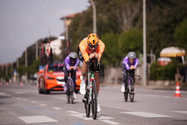 Ganna Filippo Of Ineos Grenadiers during reconnaissance Stage 1, an individual time trial, of the Tirreno-Adriatico cycling race in Lido di Camaiore. The 11.5-kilometer stage starts and finishes in Lido di Camaiore- Italy - Monday, March 9, 2026. - cycling .  Copyright: xMarcoxAlpozzi LaPressex