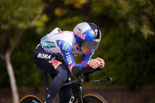 Roglic Primoz Of Red Bull - Bora - Hansgrohe during reconnaissance Stage 1, an individual time trial, of the Tirreno-Adriatico cycling race in Lido di Camaiore. The 11.5-kilometer stage starts and finishes in Lido di Camaiore- Italy - Monday, March 9, 2026. - cycling .  Copyright: xMarcoxAlpozzi LaPressex