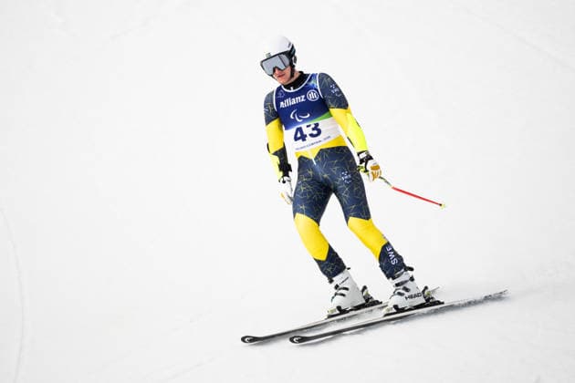 260309 Arvid Skoglund of Sweden looks dejected after competing in the men s Super-G para alpine skiing during day 3 of the Milano Cortina 2026 Winter Paralympic Games on March 9, 2026 in Cortina. Photo: Maxim Thore BILDBYRAN kod MT MT1014 alpint alpine skiing paralympic games paralympics paralympiska spel paralympiske leker vinter-paralympics winter paralympics milano cortina 2026 milano cortina 2026 winter paralympic games 3 bbeng super-g herr sweden sverige depp *** 260309 Arvid Skoglund of Sweden looks dejected after competing in the men s Super G para alpine skiing during day 3 of the Milano Cortina 2026 Winter Paralympic Games on March 9, 2026 in Cortina Photo Maxim Thore BILDBYRAN kod MT MT1014 alpint alpine skiing paralympic games paralympiska spel paralympiske leker vinter paralympics winter paralympics milano cortina 2026 milano cortina 2026 winter paralympic games 3 bbeng super g herr sweden sverige depp  Copyright: MAXIMxTHORE BB260309MT059