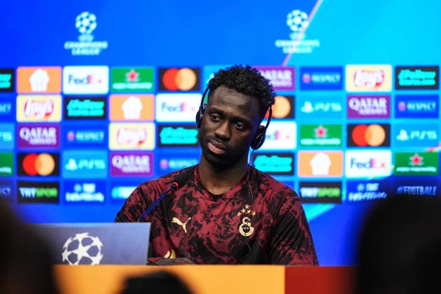 Ahead of Galatasaray v Liverpool - UEFA Champions League ISTANBUL, TURKIYE - MARCH 9: Davinson Sanchez of Galatasaray speaks during the press conference, PK, Pressekonferenz ahead of UEFA Champions League last 16 round match between Galatasaray and Liverpool at RAMS Park in Istanbul, Turkiye, on March 9, 2026. Hakan Akgun Anadolu Istanbul Turkey. Editorial use only. Please get in touch for any other usage.  Copyright: x2026xAnadoluxHakanxAkgunx