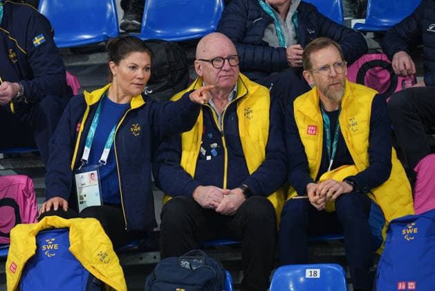 260309 Crown princess Victoria of Sweden and Jakob Forssmed, Swedish Minister for Social Affairs and Public Health, at a wheelchair curling mixed round robin session between Sweden and USA during day 3 of the Milano Cortina 2026 Winter Paralympic Games on March 9, 2026 in Cortina. Photo: Bildbyran EXT BILDBYRAN kod XY XY0101 wheelchair curling rullstolscurling paralympic games paralympics paralympiska spel paralympiske leker vinter-paralympics winter paralympics milano cortina 2026 milano cortina 2026 winter paralympic games 3 sweden sverige *** 260309 Crown princess Victoria of Sweden and Jakob Forssmed, Swedish Minister for Social Affairs and Public Health, at a wheelchair curling mixed round robin session between Sweden and USA during day 3 of the Milano Cortina 2026 Winter Paralympic Games on March 9, 2026 in Cortina Photo Bildbyran EXT BILDBYRAN kod XY XY0101 wheelchair curling rullstolscurling paralympic games paralympiska spel paralympiske leker vinter paralympics winter paralympics milano cortina 2026 milano cortina 2026 winter paralympic games 3 sweden sverige  Copyright: BILDBYRANxEXT BB260309BB719