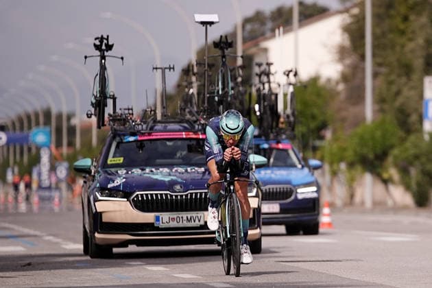 Van Der Poel Mathieu Of Alpecin-Premier Tech during reconnaissance Stage 1, an individual time trial, of the Tirreno-Adriatico cycling race in Lido di Camaiore. The 11.5-kilometer stage starts and finishes in Lido di Camaiore- Italy - Monday, March 9, 2026. - cycling .  Copyright: xMarcoxAlpozzi LaPressex