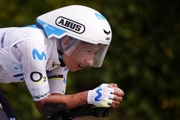 Quintana Rojas Nairo Of Movistar Team during reconnaissance Stage 1, an individual time trial, of the Tirreno-Adriatico cycling race in Lido di Camaiore. The 11.5-kilometer stage starts and finishes in Lido di Camaiore- Italy - Monday, March 9, 2026. - cycling .  Copyright: xMarcoxAlpozzi LaPressex