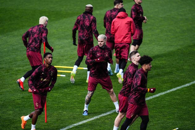 Ahead of Galatasaray v Liverpool - UEFA Champions League ISTANBUL, TURKIYE - MARCH 9: Mauro Icardi of Galatasaray attends the training session ahead of the UEFA Champions League round of 16 first-leg match between Galatasaray and Liverpool at Kemerburgaz Metin Oktay Facilities in Istanbul, Turkiye on March 09, 2026. Hakan Akgun Anadolu Istanbul Turkey. Editorial use only. Please get in touch for any other usage.  Copyright: x2026xAnadoluxHakanxAkgunx