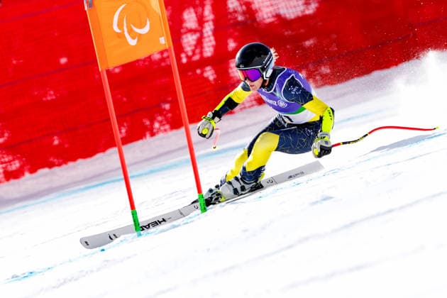 PARALYMPICS - Winter Paralympics Milano Cortina 2026 CORTINA D AMPEZZO,ITALY,09.MAR.26 - PARALYMPICS, ALPINE SKIING - Paralympic Winter games, Winterspiele,Spiele, Summer games Milano Cortina 2026, Super G, women. Image shows Ebba Aarsjoe (SWE).  GEPAxpictures xMaticxKlansek