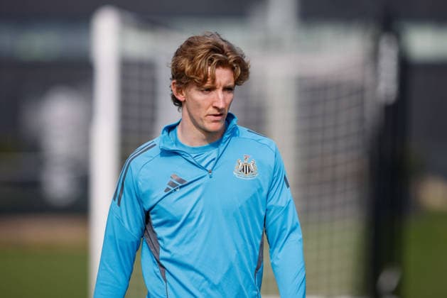 Newcastle United Barcelona Press and Training Anthony Gordon of Newcastle United during the Newcastle United Barcelona training session press conference, PK, Pressekonferenz at Newcastle United Training Centre, Benton, UK on 9 March 2026. Benton Newcastle United Training Centre Tyne and Wear UK Editorial use only , Copyright: xCraigxCowanx PSI-23866-0035