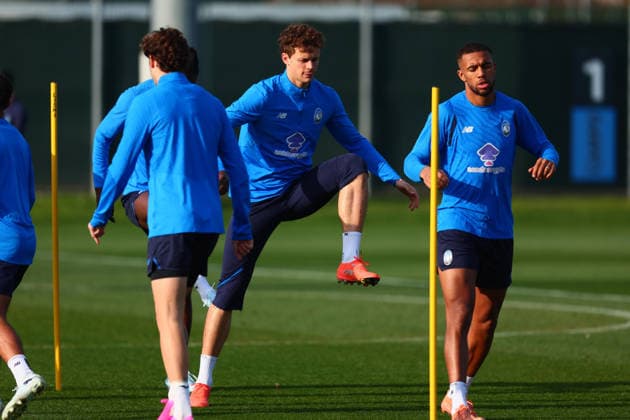 March 9, 2026, Zingonia, Lombardia: Atalanta s Giorgio Scalvini attends a training session at Bortolotti Training Center in Zingonia, Italy, 9 March 2026. Atalanta BC will face Bayern Munchen in their UEFA Champions League soccer match on 10 March. ANSA MICHELE MARAVIGLIA. Soccer: Champions League MD-1; Atalanta BC-Bayern Munchen  - ZUMAa110 20260309_zaf_a110_015 Copyright: xMichelexMaravigliax
