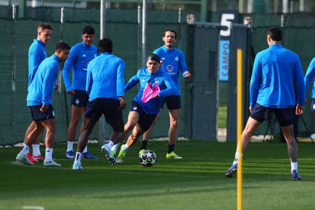 March 9, 2026, Zingonia, Lombardia: Atalanta s Nikola Krstovic attends a training session at Bortolotti Training Center in Zingonia, Italy, 9 March 2026. Atalanta BC will face Bayern Munchen in their UEFA Champions League soccer match on 10 March. ANSA MICHELE MARAVIGLIA. Soccer: Champions League MD-1; Atalanta BC-Bayern Munchen  - ZUMAa110 20260309_zaf_a110_018 Copyright: xMichelexMaravigliax