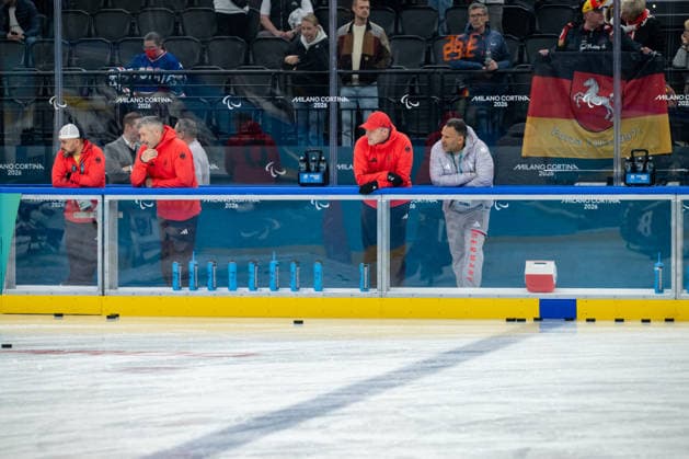 Para Ice hockey, Eishockey - Millano Cortina 2026 Winter Paralympics: Day 3 - GER-USA Para Ice Hockey - Milano Cortina 2026 Winter Paralympics: Day 3 MILANO SANTAGIULIA ICE HOCKEY ARENA MILANO, ITALY - MARCH 9: Preliminary Round - Group A Germany - United States Impressions of Team Para Ice Hockey Germany playing Team USA at March 9 at the Milano Cortina 2026 Winter Paralympics Para Ice Hockey Tournament in the Milano Santagiulia Ice Hockey Arena at day 3. (Photo by RALF KUCKUCK) Copyright 2026 Ralf Kuckuck