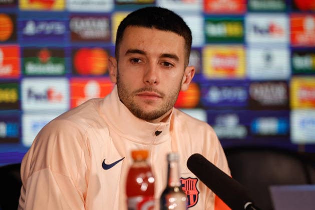 Newcastle United Barcelona Press and Training Joan Garcia press conference, PK, Pressekonferenz during the Newcastle United Barcelona training session press conference at Newcastle United Training Centre, Benton, UK on 9 March 2026. Benton Newcastle United Training Centre Tyne and Wear UK Editorial use only , Copyright: xCraigxCowanx PSI-23866-0089