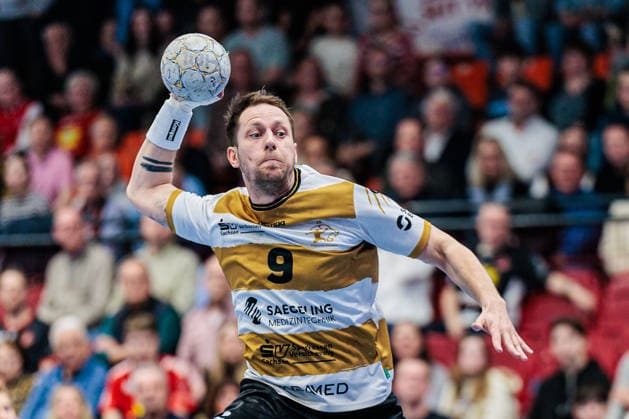 Julius Dierberg (HC Elbflorenz 2006, 09) im Torwurf GER, TuS N-Luebbecke vs. HC Elbflorenz 2006, Handball, 2. Bundesliga, 23. Spieltag, Spielzeit 2025 2026, 09.03.2026 GER, TuS N-Luebbecke vs. HC Elbflorenz 2006, Handball, 2. Bundesliga, 23. Spieltag, Spielzeit 2025 2026, 09.03.2026 Luebbecke Copyright: xEibner-Pressefoto JanxRollingerx EP_JSK