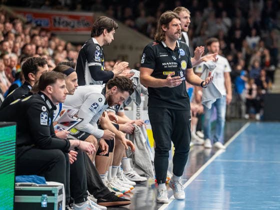 Sebastian Hinze, Cheftrainer (ThSV Eisenach) ist unzufrieden, Frisch Auf Goeppingen vs. ThSV Eisenach, Handball, 1. Bundesliga, Herren, Spielzeit 2025 2026, 09.03.2026, Frisch Auf Goeppingen vs. ThSV Eisenach, Handball, 1. Bundesliga, Herren, Spielzeit 2025 2026, 09.03.2026 Goeppingen Copyright: xEibner-Pressefoto MichaelxSchmidx EP_MST