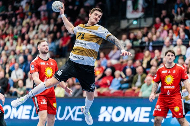 Oliver Seidler (HC Elbflorenz 2006, 71) im Torwurf GER, TuS N-Luebbecke vs. HC Elbflorenz 2006, Handball, 2. Bundesliga, 23. Spieltag, Spielzeit 2025 2026, 09.03.2026 GER, TuS N-Luebbecke vs. HC Elbflorenz 2006, Handball, 2. Bundesliga, 23. Spieltag, Spielzeit 2025 2026, 09.03.2026 Luebbecke Copyright: xEibner-Pressefoto JanxRollingerx EP_JSK