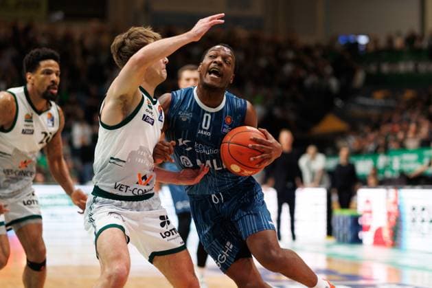 , Vet Concept Gladiators Trier vs MLP Academics Heidelberg, Basketball, easyCredit BBL, 23. Spieltag, Saison 2025 2026, 09.03.2026 Vet Concept Gladiators Trier vs MLP Academics Heidelberg, Basketball, easyCredit BBL, 23. Spieltag, Saison 2025 2026, 09.03.2026 Copyright: xEibner-Pressefoto AlexanderxNeisx EP_ANS