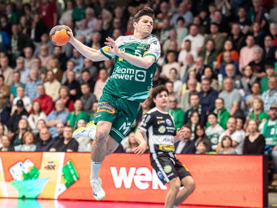 Rutger ten Velde (Frisch Auf Goeppingen, 05) kommt frei zum Wurf, Frisch Auf Goeppingen vs. ThSV Eisenach, Handball, 1. Bundesliga, Herren, Spielzeit 2025 2026, 09.03.2026, Frisch Auf Goeppingen vs. ThSV Eisenach, Handball, 1. Bundesliga, Herren, Spielzeit 2025 2026, 09.03.2026 Goeppingen Copyright: xEibner-Pressefoto MichaelxSchmidx EP_MST