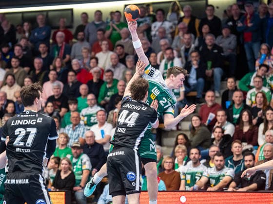 Oskar Sunnefeldt (Frisch Auf Goeppingen, 27) wirft aus dem Rueckraum, Frisch Auf Goeppingen vs. ThSV Eisenach, Handball, 1. Bundesliga, Herren, Spielzeit 2025 2026, 09.03.2026, Frisch Auf Goeppingen vs. ThSV Eisenach, Handball, 1. Bundesliga, Herren, Spielzeit 2025 2026, 09.03.2026 Goeppingen Copyright: xEibner-Pressefoto MichaelxSchmidx EP_MST