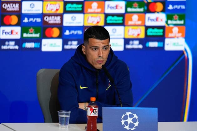 March 9, 2026, Madrid, Madrid, Spain: Pedro Porro of Tottenham Hotspur attends his press conference, PK, Pressekonferenz ahead of their UEFA Champions League 2025 26 match against Atletico de Madrid at Riyadh Air Metropolitano on March 09, 2026, in Madrid, Spain. Madrid Spain - ZUMAa181 20260309_zaa_a181_120 Copyright: xDennisxAgyemanx