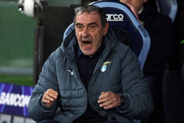 CALCIO - Serie A - SS Lazio vs US Sassuolo Rome, Italy - March 9, 2026: Maurizio Sarri, coach of Lazio seen in action during the Serie A Enilive 2025-2026 football match between S.S. Lazio vs U.S. Sassuolo at Olympic Stadium. Rome Italy  Copyright: xIPAxSport ABACAx