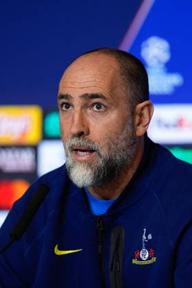 March 9, 2026, Madrid, Madrid, Spain: Igor Tudor, head coach of Tottenham Hotspur, attends his press conference, PK, Pressekonferenz ahead of their UEFA Champions League 2025 26 match against Atletico de Madrid at Riyadh Air Metropolitano on March 09, 2026, in Madrid, Spain. Tottenham Hotspur Press Conference - UEFA Champions League 2025 26  - ZUMAa181 20260309_zaa_a181_166 Copyright: xDennisxAgyemanx