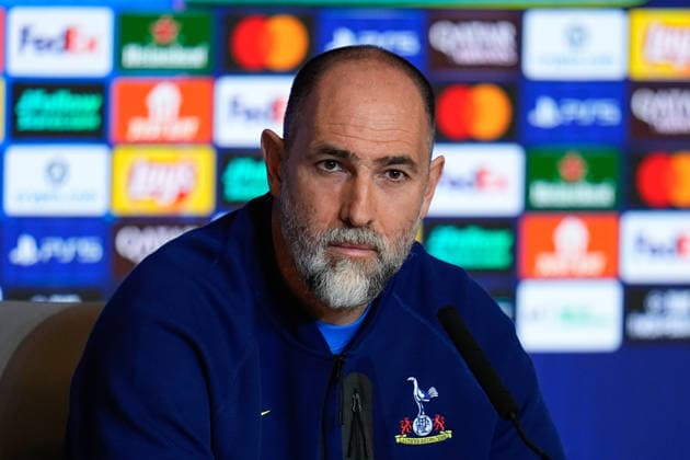 March 9, 2026, Madrid, Madrid, Spain: Igor Tudor, head coach of Tottenham Hotspur, attends his press conference, PK, Pressekonferenz ahead of their UEFA Champions League 2025 26 match against Atletico de Madrid at Riyadh Air Metropolitano on March 09, 2026, in Madrid, Spain. Madrid Spain - ZUMAa181 20260309_zaa_a181_175 Copyright: xDennisxAgyemanx