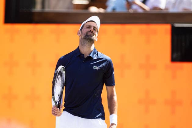 Tennis 2026: BNP Paribas Open, March 9, 2026 March 9, 2026: Novak Djokovic (SRB) reacts during the third round match against Aleksandar Kovacevic (USA) at the BNP Paribas Open on March 9, 2026, held at the Indian Wells Tennis Garden in Indian Wells, California. (Credit Image: Mal Taam Cal Media) Indian Wells California USA EDITORIAL USE ONLY Copyright: xx ZUMA-20260309_zma_c04_093.jpg MalxTaamx csmphotothree478870