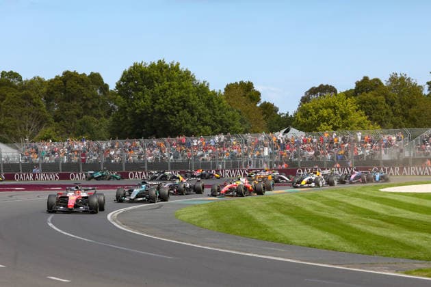 March 8, 2026: Cars on track for the start of the 2026 Australian Formula 1 Grand Prix on March 08, 2026 in Melbourne, Australia F1 2026: Australian Grand Prix  - ZUMAa155 20260308_aaa_a155_127 Copyright: xChristopherxKhouryx