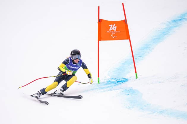 260310 Ebba Arsjö of Sweden competes in the women s combined Super-G para alpine skiing during day 4 of the Milano Cortina 2026 Winter Paralympic Games on March 10, 2026 in Cortina. Photo: Maxim Thore BILDBYRAN kod MT MT1016 alpint alpine skiing paralympic games paralympics paralympiska spel paralympiske leker vinter-paralympics winter paralympics milano cortina 2026 milano cortina 2026 winter paralympic games 4 bbeng kombination sverige *** 260310 Ebba Arsjö of Sweden competes in the women s combined Super G para alpine skiing during day 4 of the Milano Cortina 2026 Winter Paralympic Games on March 10, 2026 in Cortina Photo Maxim Thore BILDBYRAN kod MT MT1016 alpint alpine skiing paralympic games paralympiska spel paralympiske leker vinter paralympics winter paralympics milano cortina 2026 milano cortina 2026 winter paralympic games 4 bbeng kombination sverige  Copyright: MAXIMxTHORE BB260310MT001