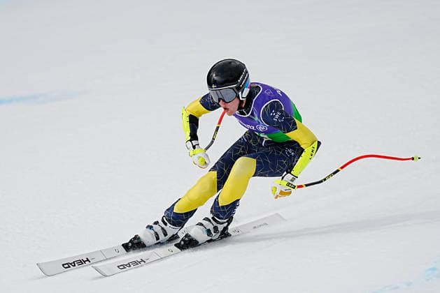 CORTINA, ITALY 20260310 Sweden s Ebba Arsjö during the alpine combined super-g at the Paralympics at the Tofane Alpine Skiing Centre in Cortina, Italy. *** The image is included in the SPORTS PACKAGE. For others PAYMENT IMAGE *** CORTINA ITALY x9200x *** CORTINA, ITALY 20260310 Sweden s Ebba Arsjö during the alpine combined super g at the Paralympics at the Tofane Alpine Skiing Centre in Cortina, Italy The image is included in the SPORTS PACKAGE For others PAYMENT IMAGE CORTINA ITALY x9200x  Copyright: xBjörnxLarssonxRosvall TTx PARALYMPICS 2026 SUPER-G