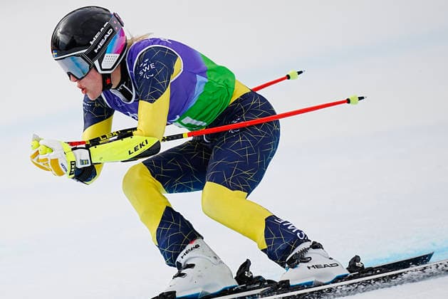 CORTINA, ITALY 20260310 Sweden s Ebba Arsjö during the alpine combined super-g at the Paralympics at the Tofane Alpine Skiing Centre in Cortina, Italy. *** The image is included in the SPORTS PACKAGE. For others PAYMENT IMAGE *** CORTINA ITALY x9200x *** CORTINA, ITALY 20260310 Sweden s Ebba Arsjö during the alpine combined super g at the Paralympics at the Tofane Alpine Skiing Centre in Cortina, Italy The image is included in the SPORTS PACKAGE For others PAYMENT IMAGE CORTINA ITALY x9200x  Copyright: xBjörnxLarssonxRosvall TTx PARALYMPICS 2026 SUPER-G