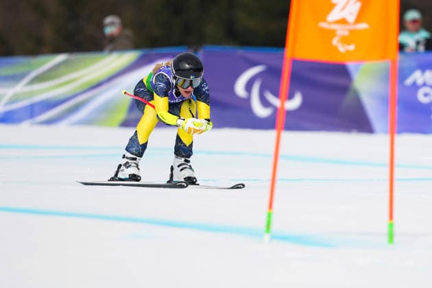 CORTINA, ITALIEN 20260310 Svergies Ebba Arsjö under damernas alpina kombination super-g i Paralympics pa Tofane Alpine Skiing Centre i Cortina, Italien. *** Bilden ingar i SPORTPAKET. För övriga BETALBILD *** CORTINA ITALIEN x10050x *** CORTINA, ITALY 20260310 Swedens Ebba Arsjö during the womens Alpine combined super g at the Paralympics at Tofane Alpine Skiing Centre in Cortina, Italy Picture in SPORT PACKAGE For other PICTURES CORTINA ITALY x10050x  Copyright: xMagnusxLejhall ParasportxSverigex TTx PARALYMPICS 2026 SUPER-G