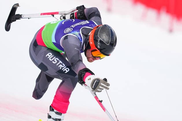 CORTINA, ITALIEN 20260310 Österrikes Thomas Grochar under herrarnas alpina kombination super-g i Paralympics pa Tofane Alpine Skiing Centre i Cortina, Italien. *** Bilden ingar i SPORTPAKET. För övriga BETALBILD *** CORTINA ITALIEN x10050x *** CORTINA, ITALY 20260310 Austrias Thomas Grochar during the mens Alpine combined super g at the Paralympics at the Tofane Alpine Skiing Centre in Cortina, Italy Picture in SPORT PACKAGE For others PAY PICTURE CORTINA ITALY x10050x  Copyright: xMagnusxLejhall ParasportxSverigex TTx PARALYMPICS 2026 ALPIN KOMBINATION