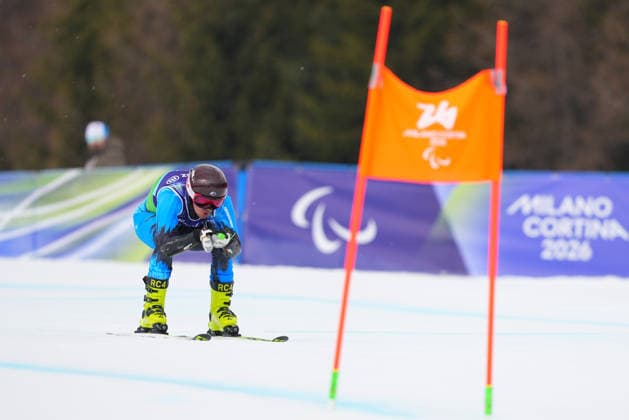 CORTINA, ITALY 20260310 Austria s Thomas Grochar during the men s alpine combined super-g at the Paralympics at the Tofane Alpine Skiing Centre in Cortina, Italy. *** The image is included in the SPORTS PACKAGE. For others PAID IMAGE *** CORTINA ITALY x10050x *** CORTINA, ITALY 20260310 Austria s Thomas Grochar during the men s alpine combined super g at the Paralympics at the Tofane Alpine Skiing Centre in Cortina, Italy The image is included in the SPORTS PACKAGE For others PAID IMAGE CORTINA ITALY x10050x  Copyright: xMagnusxLejhall ParasportxSverigex TTx PARALYMPICS 2026 ALPIN KOMBINATION