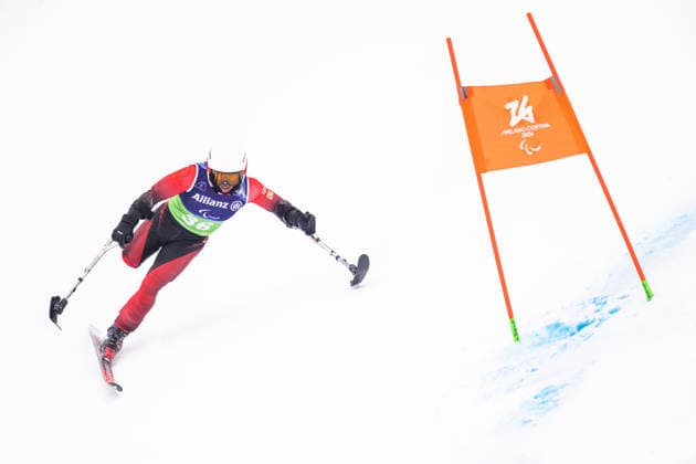 260310 Gong Yan of China competes in the men s combined Super-G para alpine skiing during day 4 of the Milano Cortina 2026 Winter Paralympic Games on March 10, 2026 in Cortina. Photo: Maxim Thore BILDBYRAN kod MT MT1017 alpint alpine skiing paralympic games paralympics paralympiska spel paralympiske leker vinter-paralympics winter paralympics milano cortina 2026 milano cortina 2026 winter paralympic games 4 bbeng kombination herr kina *** 260310 Gong Yan of China competes in the men s combined Super G para alpine skiing during day 4 of the Milano Cortina 2026 Winter Paralympic Games on March 10, 2026 in Cortina Photo Maxim Thore BILDBYRAN kod MT MT1017 alpint alpine skiing paralympic games paralympiska spel paralympiske leker vinter paralympics winter paralympics milano cortina 2026 milano cortina 2026 winter paralympic games 4 bbeng kombination herr kina  Copyright: MAXIMxTHORE BB260310MT016