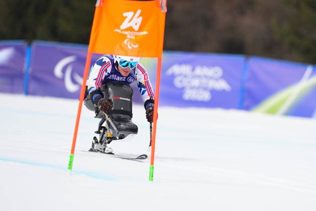 CORTINA, ITALY 20260310 Austria s Thomas Grochar during the men s alpine combined super-g at the Paralympics at the Tofane Alpine Skiing Centre in Cortina, Italy. *** The image is included in the SPORTS PACKAGE. For others PAID IMAGE *** CORTINA ITALY x10050x *** CORTINA, ITALY 20260310 Austria s Thomas Grochar during the men s alpine combined super g at the Paralympics at the Tofane Alpine Skiing Centre in Cortina, Italy The image is included in the SPORTS PACKAGE For others PAID IMAGE CORTINA ITALY x10050x  Copyright: xMagnusxLejhall ParasportxSverigex TTx PARALYMPICS 2026 ALPIN KOMBINATION