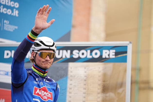 Van Der Poel Mathieu Of Alpecin-Premier Tech during the 206-kilometer Stage 2 of the Tirreno-Adriatico cycling race from Camaiore to San Gimignano - Italy - Tuesday, March 10, 2026. - cycling .  Copyright: xMarcoxAlpozzi LaPressex