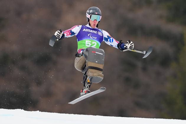 CORTINA, ITALY 20260310 Austria s Thomas Grochar during the men s alpine combined super-g at the Paralympics at the Tofane Alpine Skiing Centre in Cortina, Italy. *** The image is included in the SPORTS PACKAGE. For others PAID IMAGE *** CORTINA ITALY x10050x *** CORTINA, ITALY 20260310 Austria s Thomas Grochar during the men s alpine combined super g at the Paralympics at the Tofane Alpine Skiing Centre in Cortina, Italy The image is included in the SPORTS PACKAGE For others PAID IMAGE CORTINA ITALY x10050x  Copyright: xMagnusxLejhall ParasportxSverigex TTx PARALYMPICS 2026 ALPIN KOMBINATION